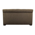 8-button Tufted Sand Storage Trunk Bench