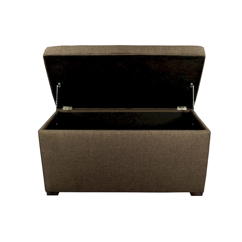 8-button Tufted Sand Storage Trunk Bench