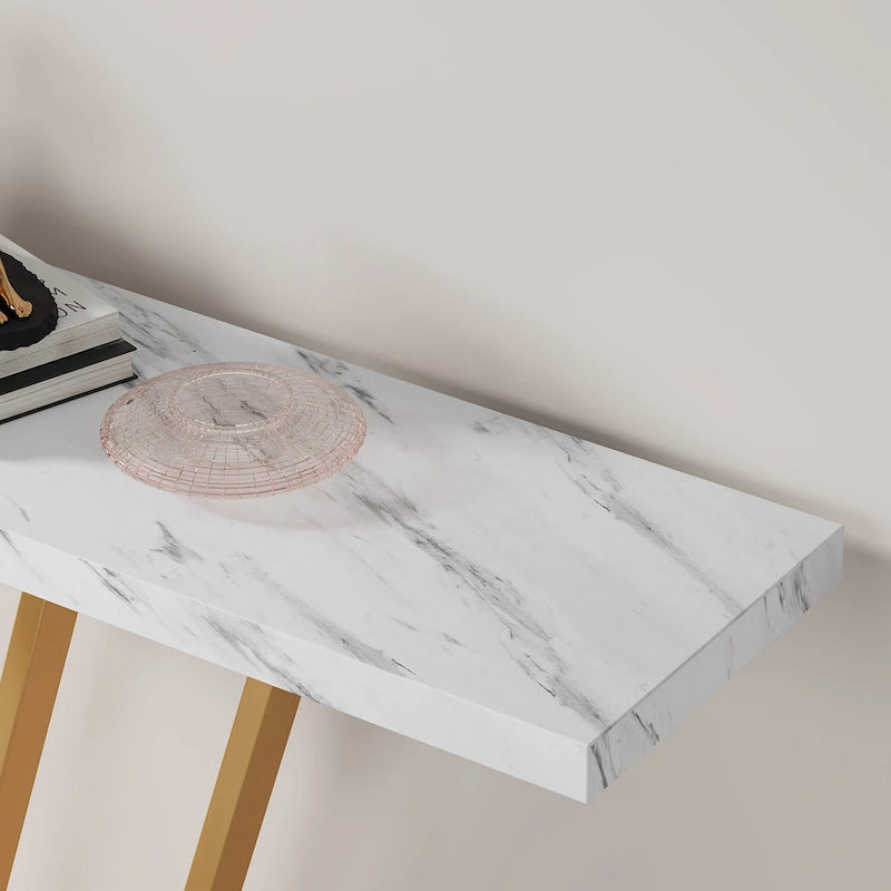 43.3Console table, Hallway Table Industrial Display Shelf for Entry Way, Hallway, Couch, Living Room, Kitchen, Foyer