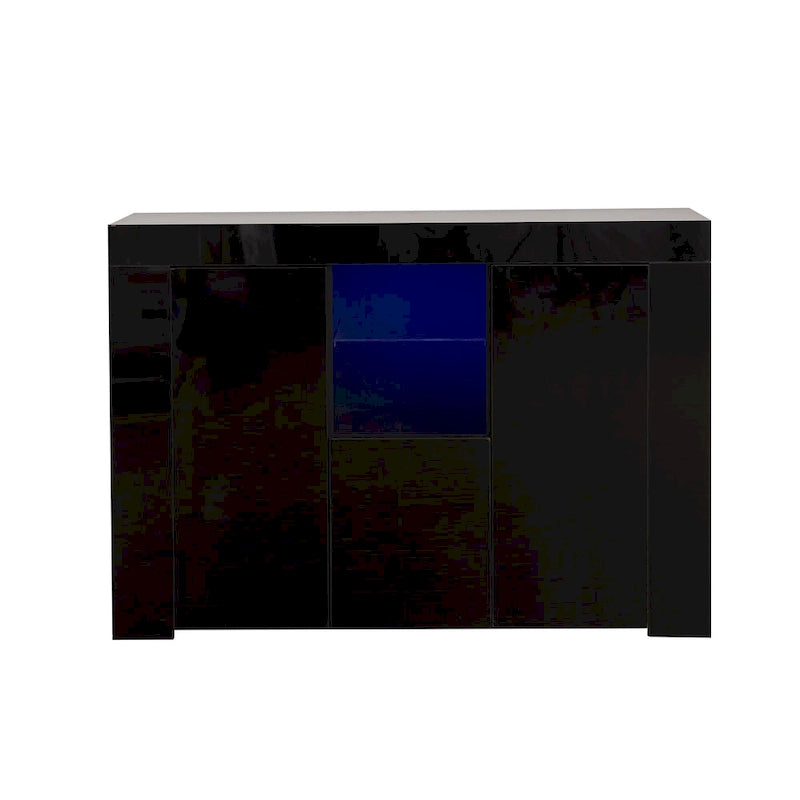 Sideboard Dining Room Buffet Storage Cabinet with LED Light