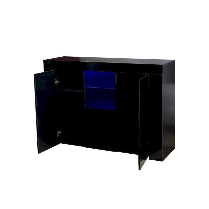 Sideboard Dining Room Buffet Storage Cabinet with LED Light