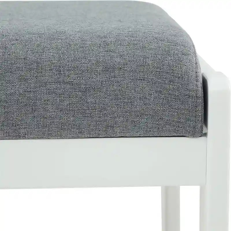 Wood Shoe Bench - 13.4D x 32.9W x 15.8H