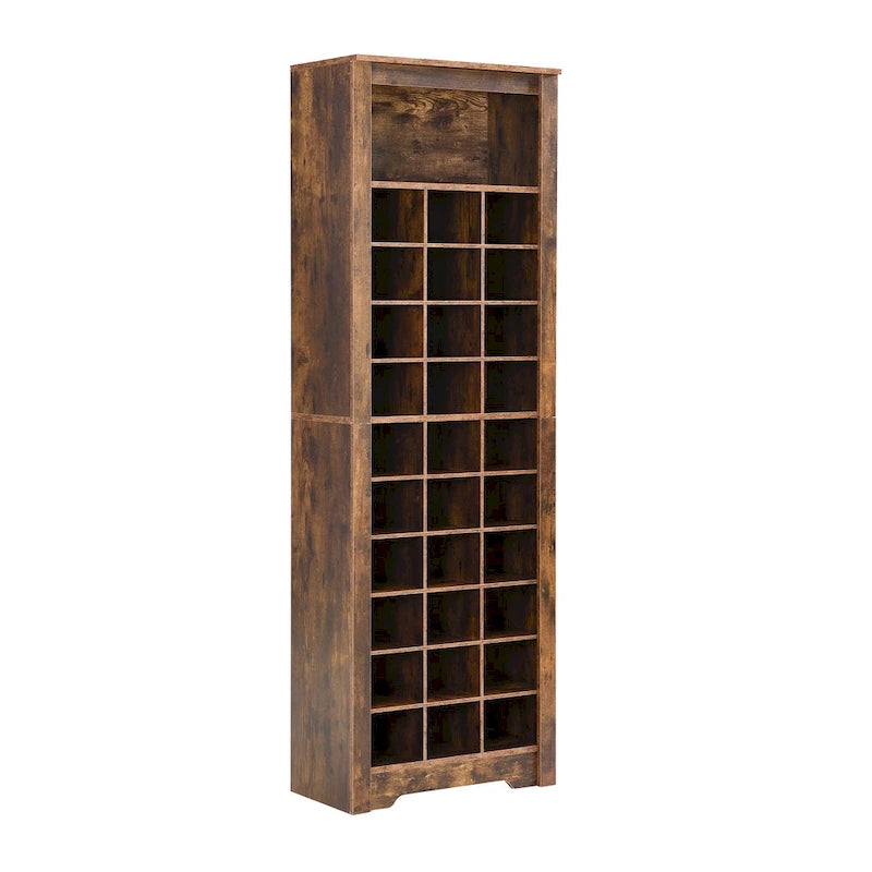 Stylish Design 30 Shoe Cubby Console