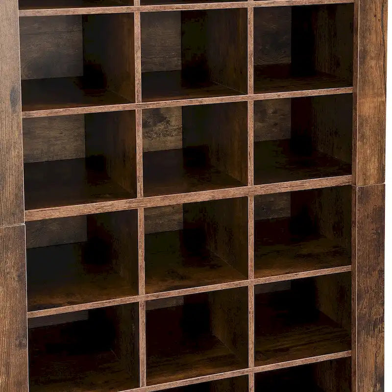 Stylish Design 30 Shoe Cubby Console