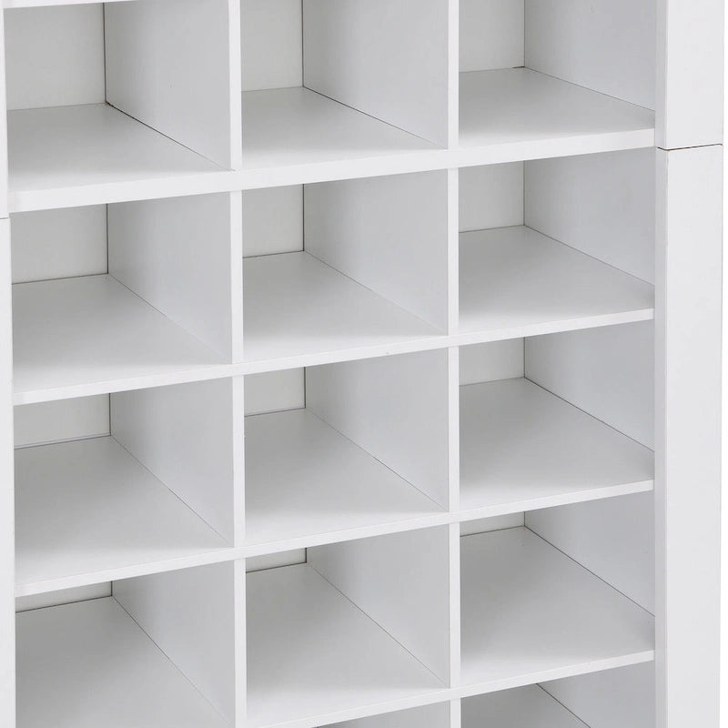 Stylish Design 30 Shoe Cubby Console