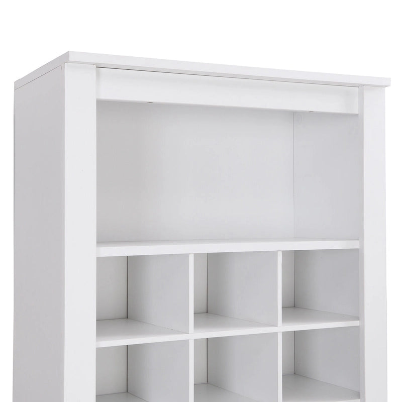 Stylish Design 30 Shoe Cubby Console