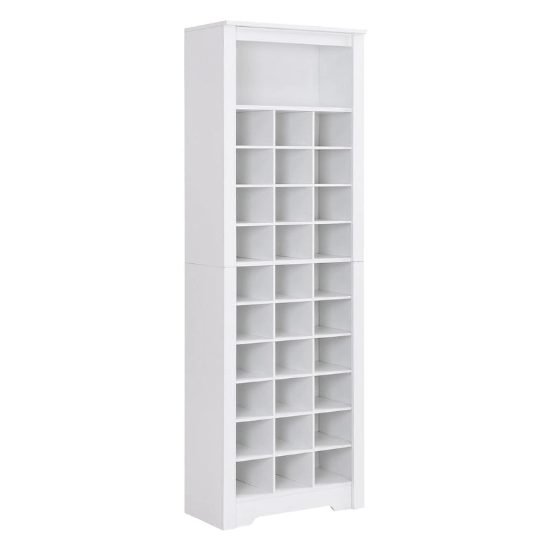 Stylish Design 30 Shoe Cubby Console
