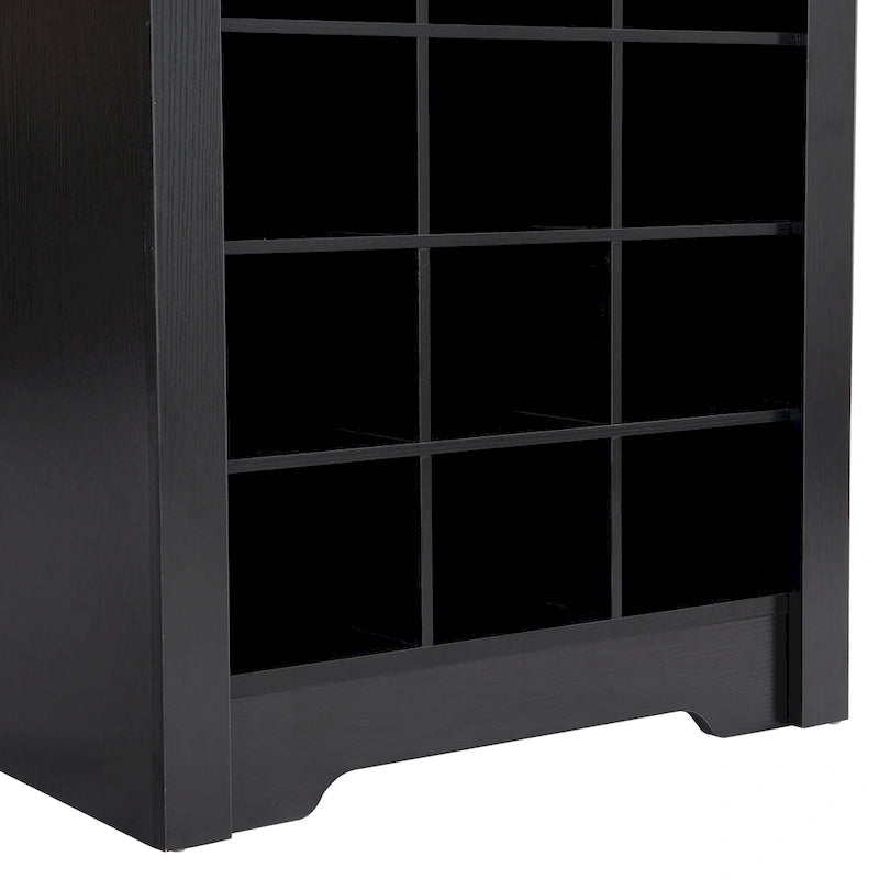 Stylish Design 30 Shoe Cubby Console