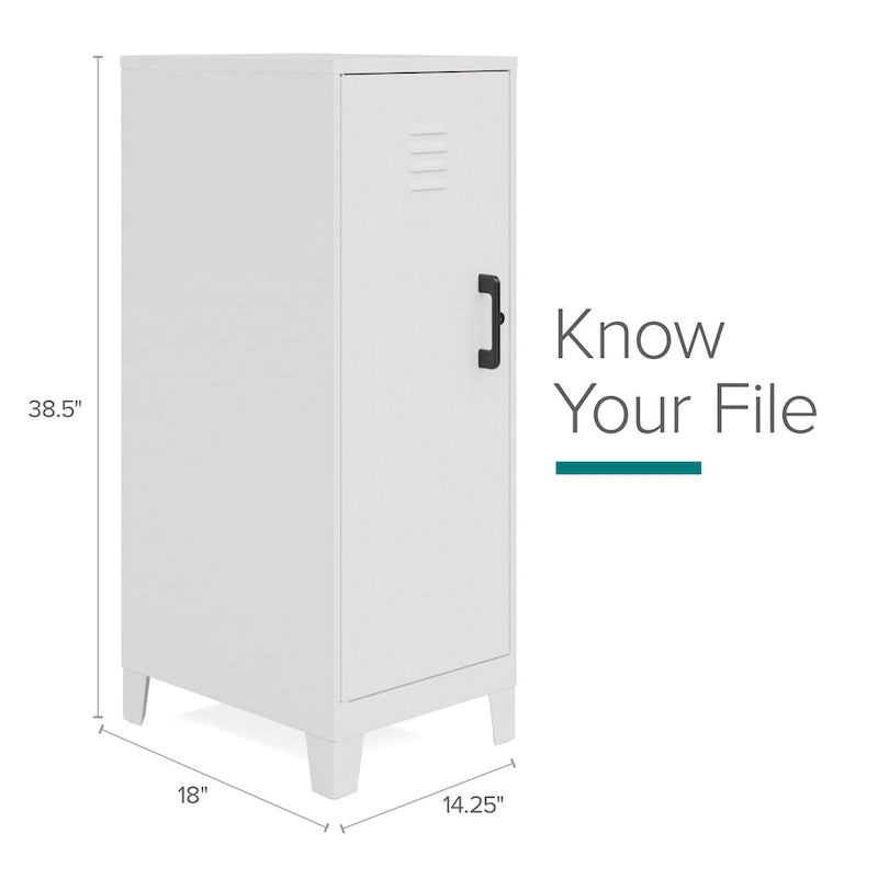 42.5H 3 Shelf Vented Door Storage Locker Cabinet
