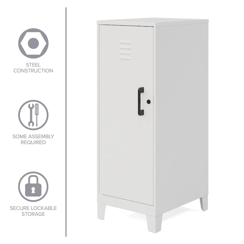 42.5H 3 Shelf Vented Door Storage Locker Cabinet