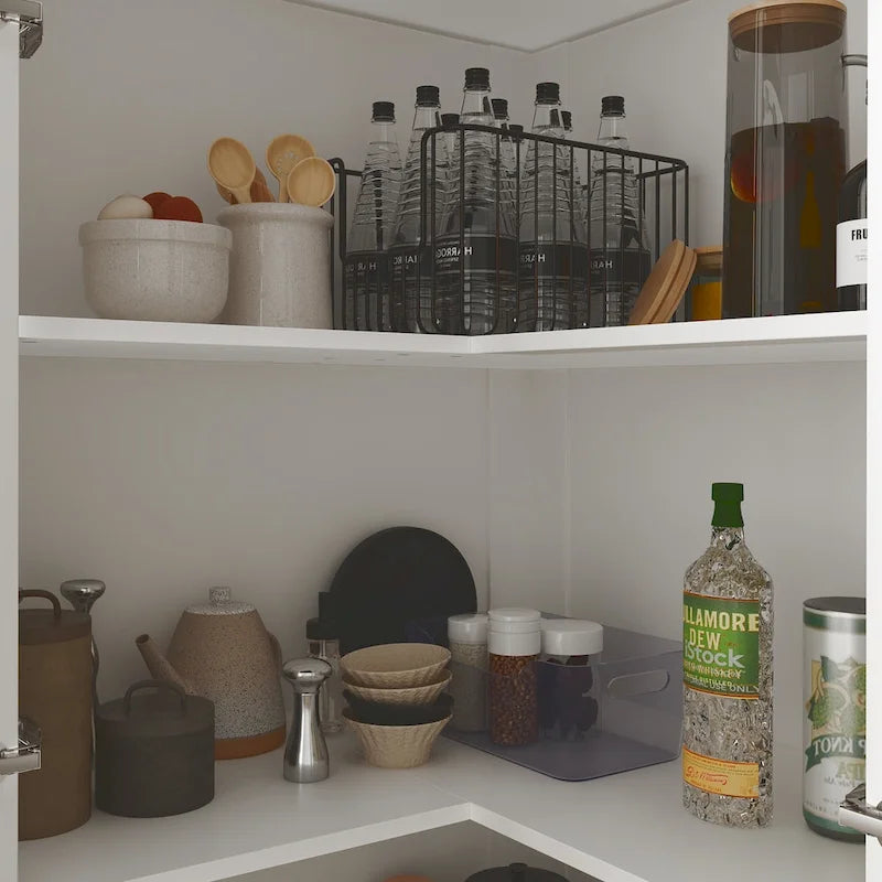 78.7H White Corner Bathroom Cabinet - Stylish Storage for Any Room