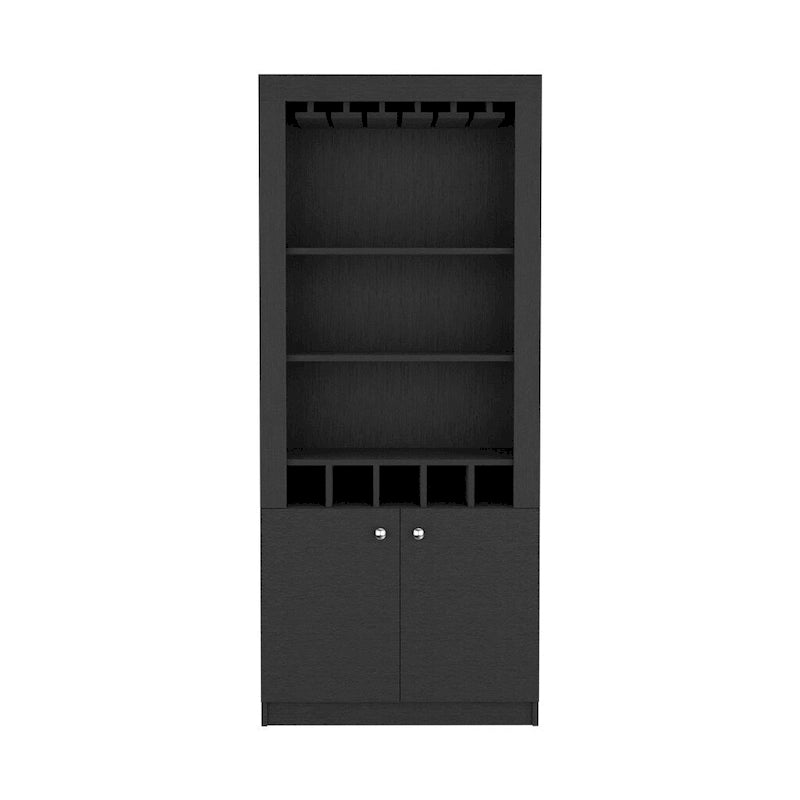 Bar Cabinet for Kitchen, Dining Room ,Living Room, Black