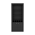 Bar Cabinet for Kitchen, Dining Room ,Living Room, Black