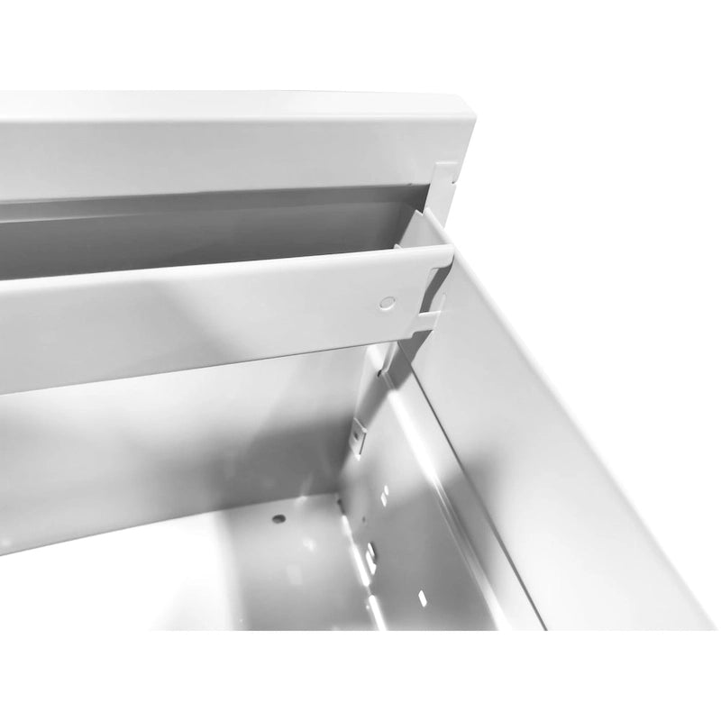 5-Drawers 14.96 W Metal Vertical File Cabinet with Lock Office Home Vertical File Cabinet for A4 Legal/Letter Size