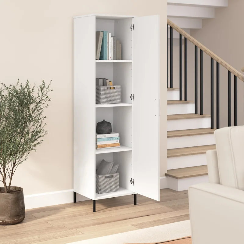 Narrow Storage Cabinet with Door by