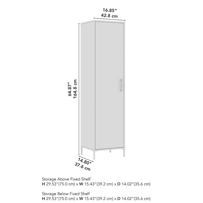 Narrow Storage Cabinet with Door by