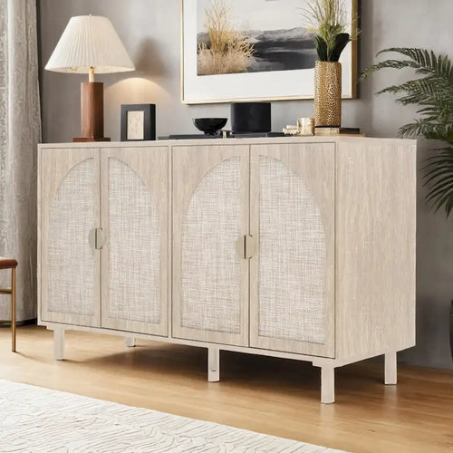 4 Door Cabinet, Suitable for Bedroom, Living Room, Study