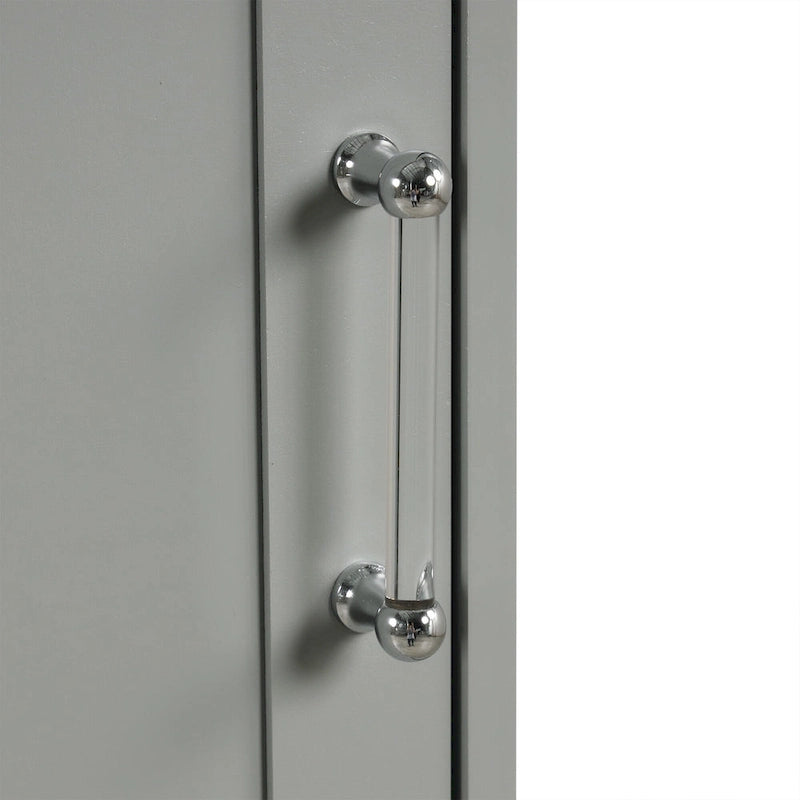 13 in. W x 20 in. D x 68.1 in. H Linen Cabinet with Two Different Size Drawers and Adjustable Shelf