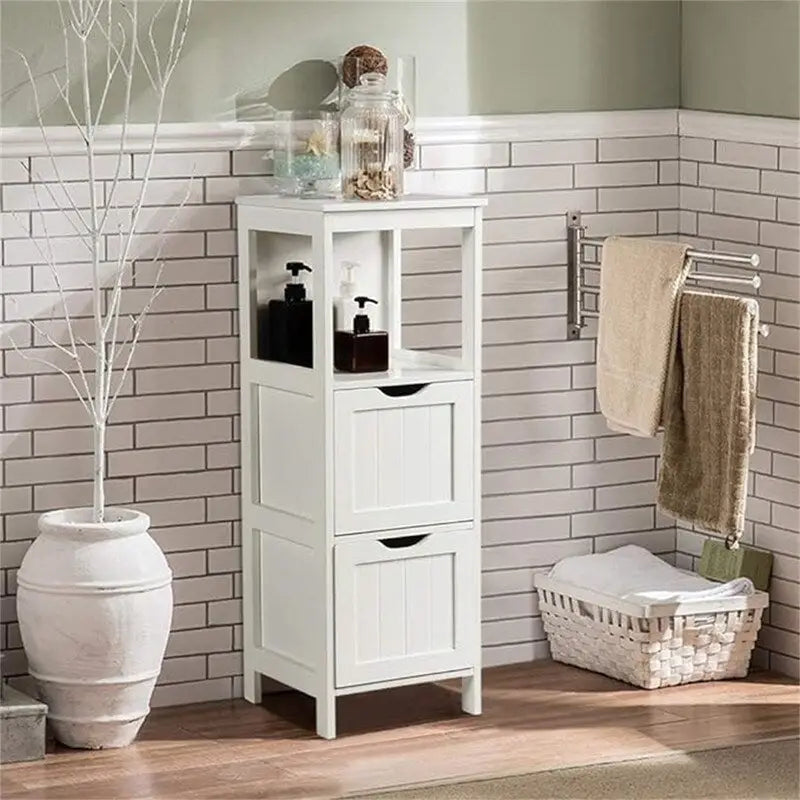 Bathroom Floor Cabinet - 11.8D x 11.8W x 35H