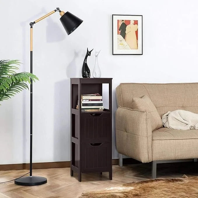 Bathroom Floor Cabinet - 11.8D x 11.8W x 35H