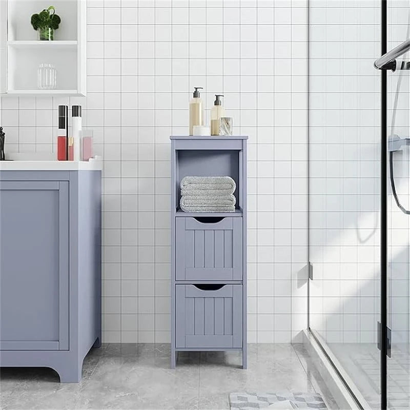 Bathroom Floor Cabinet - 11.8D x 11.8W x 35H