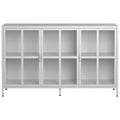 Heavy Duty Metal Modern Sideboard Buffet Cabinet