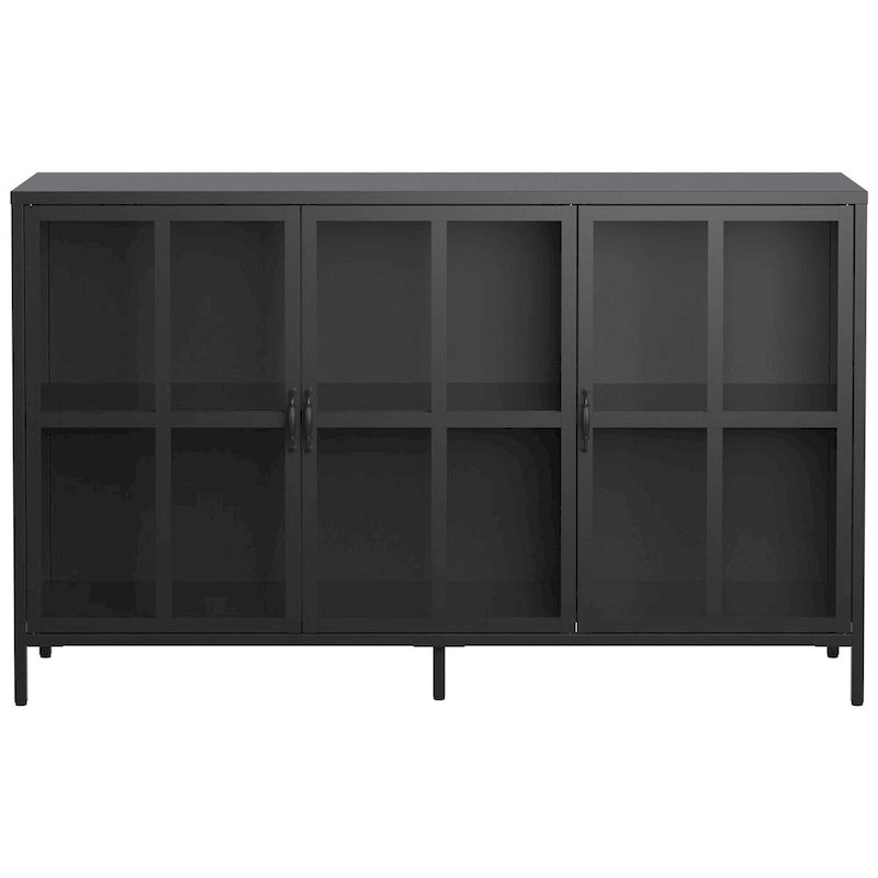Heavy Duty Metal Modern Sideboard Buffet Cabinet